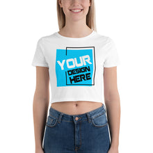 Load image into Gallery viewer, Customizable Women’s Crop Tee