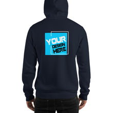 Load image into Gallery viewer, Customizable R. Chest, Large Rear Print Unisex Hoodie