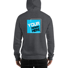 Load image into Gallery viewer, Customizable R. Chest, Large Rear Print Unisex Hoodie