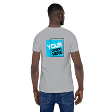 Load image into Gallery viewer, Customizable Large Front &amp; Rear Print Unisex T-Shirt