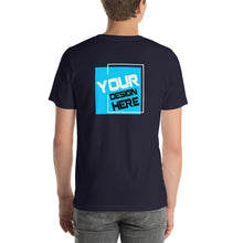 Load image into Gallery viewer, Customizable R. Chest Front &amp; Large Rear Print Unisex T-Shirt