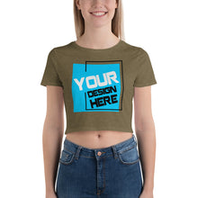 Load image into Gallery viewer, Customizable Women’s Crop Tee