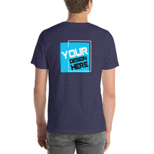 Load image into Gallery viewer, Customizable R. Chest Front &amp; Large Rear Print Unisex T-Shirt